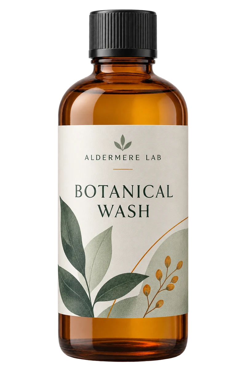 High-opacity white · Global MDO concept with fictional ALDERMERE LAB branding.