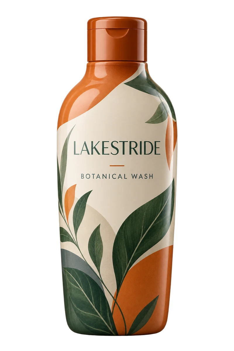 Gloss finish · PVC cast concept with fictional LAKESTRIDE branding.
