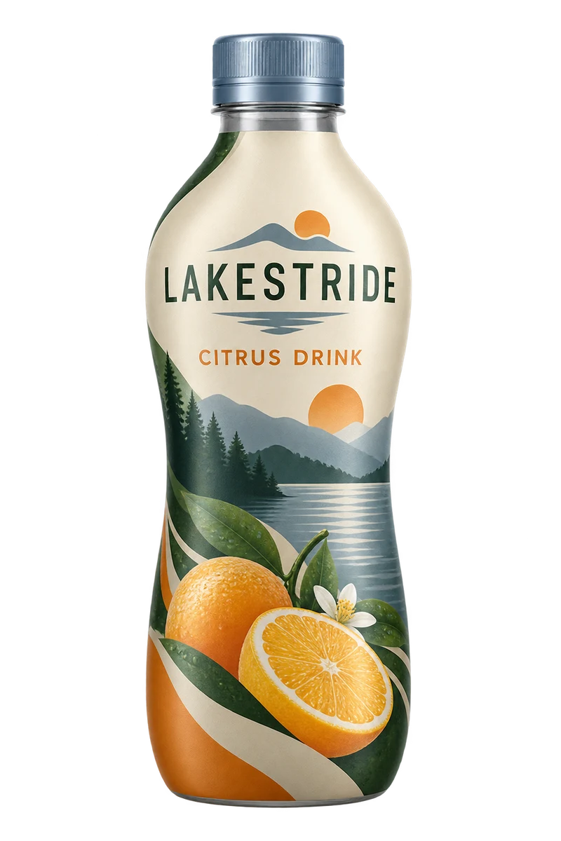 Matte UV · PVC cast concept with fictional LAKESTRIDE branding.