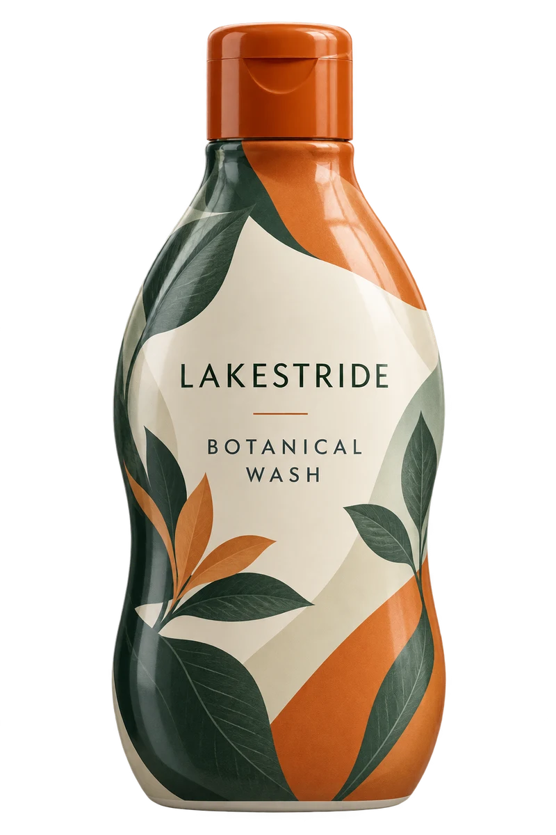 Gloss and matte · PVC cast concept with fictional LAKESTRIDE branding.